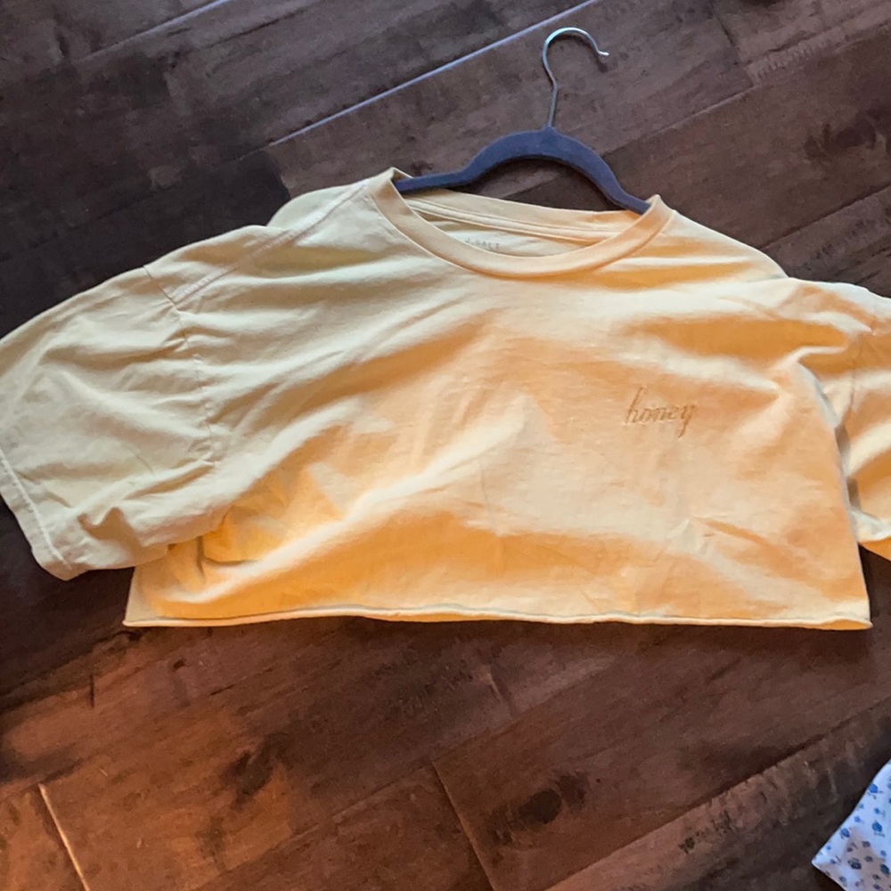 honey cropped top